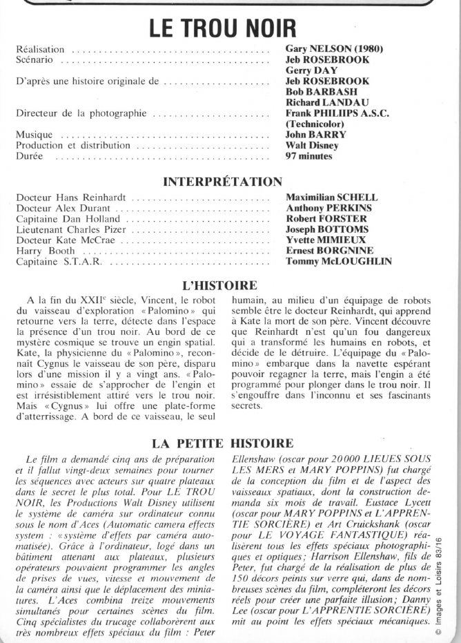 Prévisualisation du document LE TROU NOIR