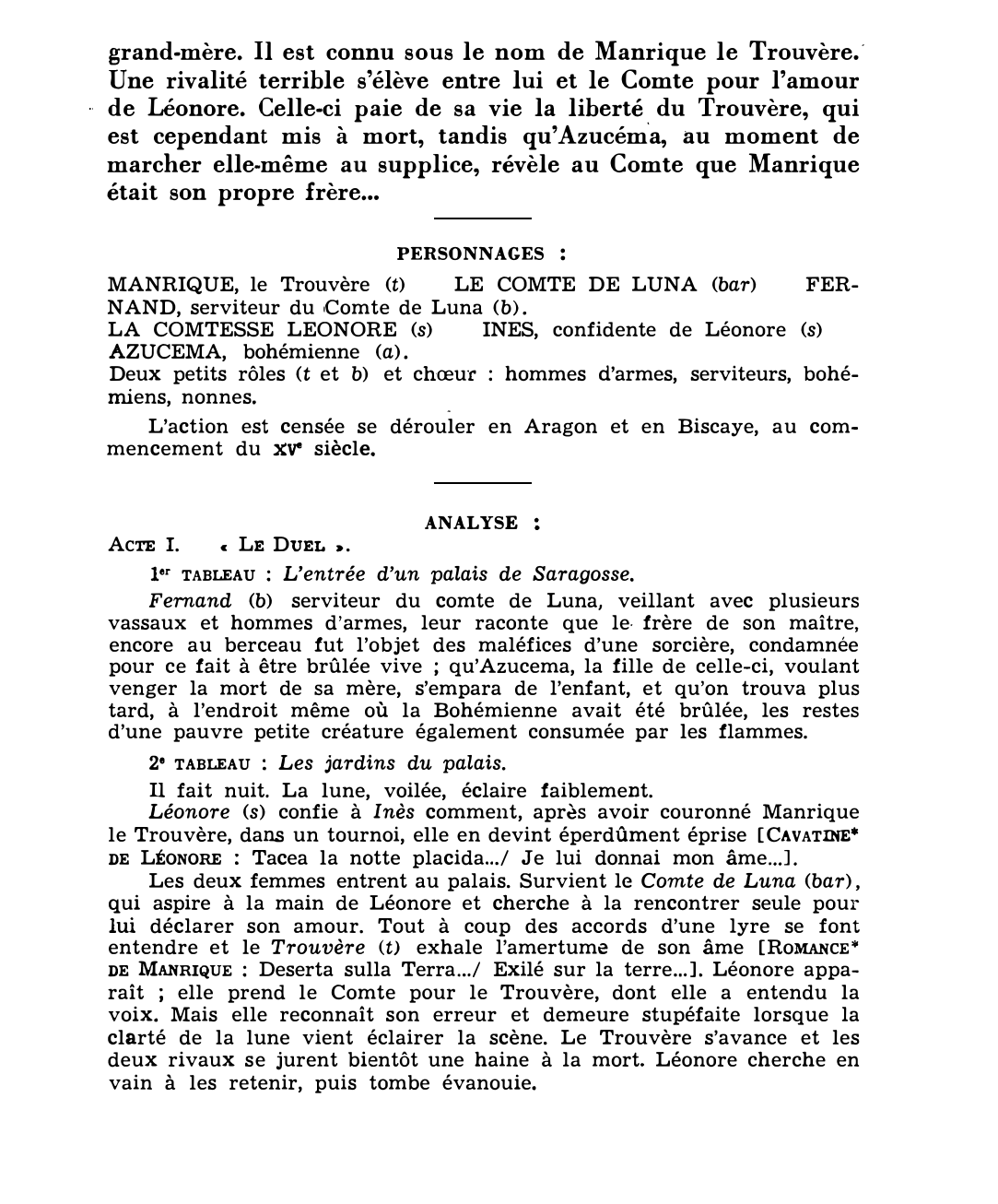 Prévisualisation du document LE TROUVÈRE  de Giuseppe Verdi.