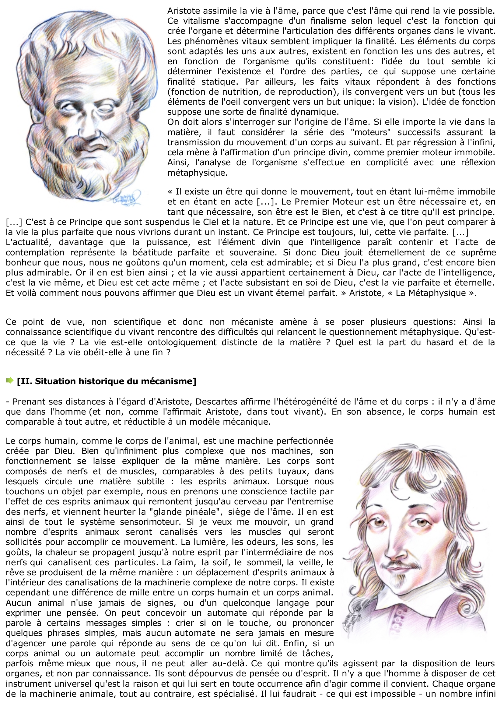 Prévisualisation du document Le vivant est-il une machine?