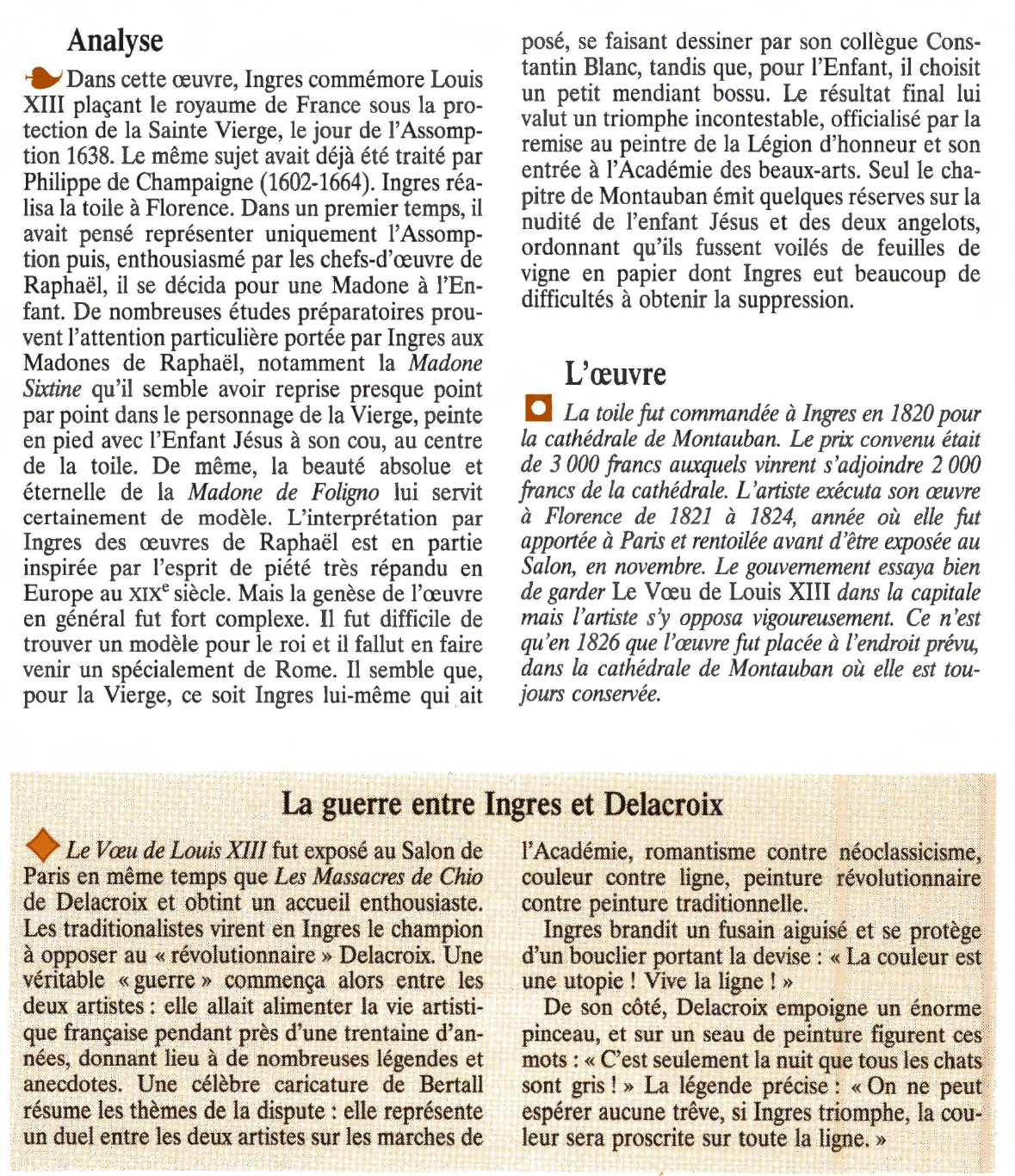 Prévisualisation du document LE VOEU DE LOUIS XIII de INGRES