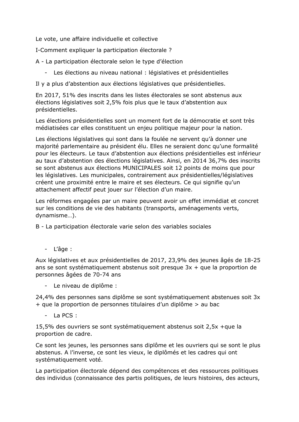 Prévisualisation du document Le vote, une affaire individuelle et collective