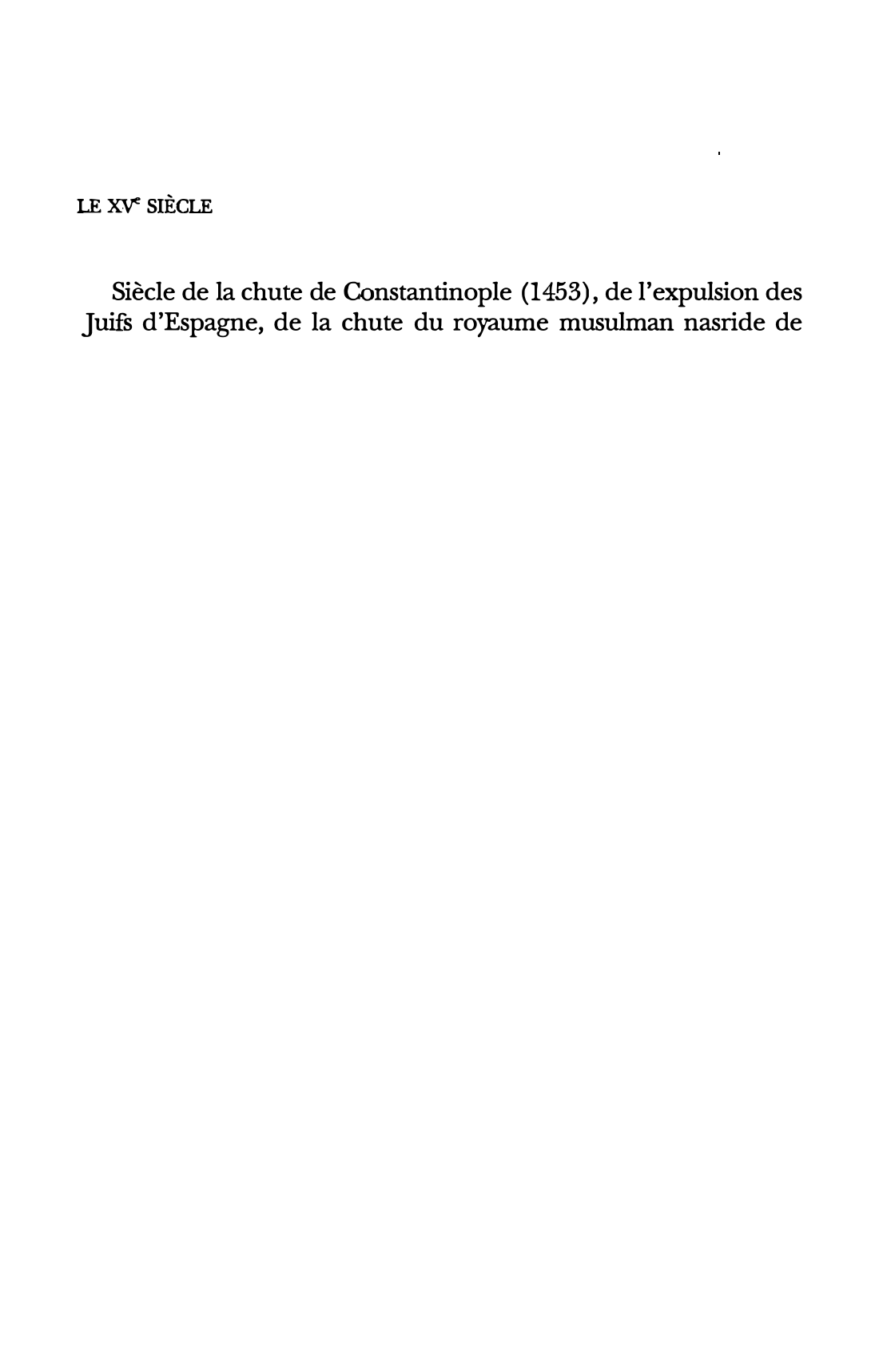 Prévisualisation du document LE XVe SIÈCLE en philosophie