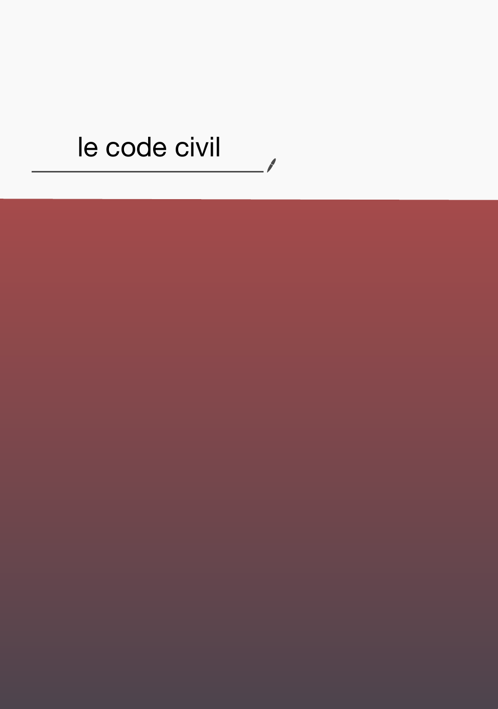 Prévisualisation du document Leçon 2 : le code civil