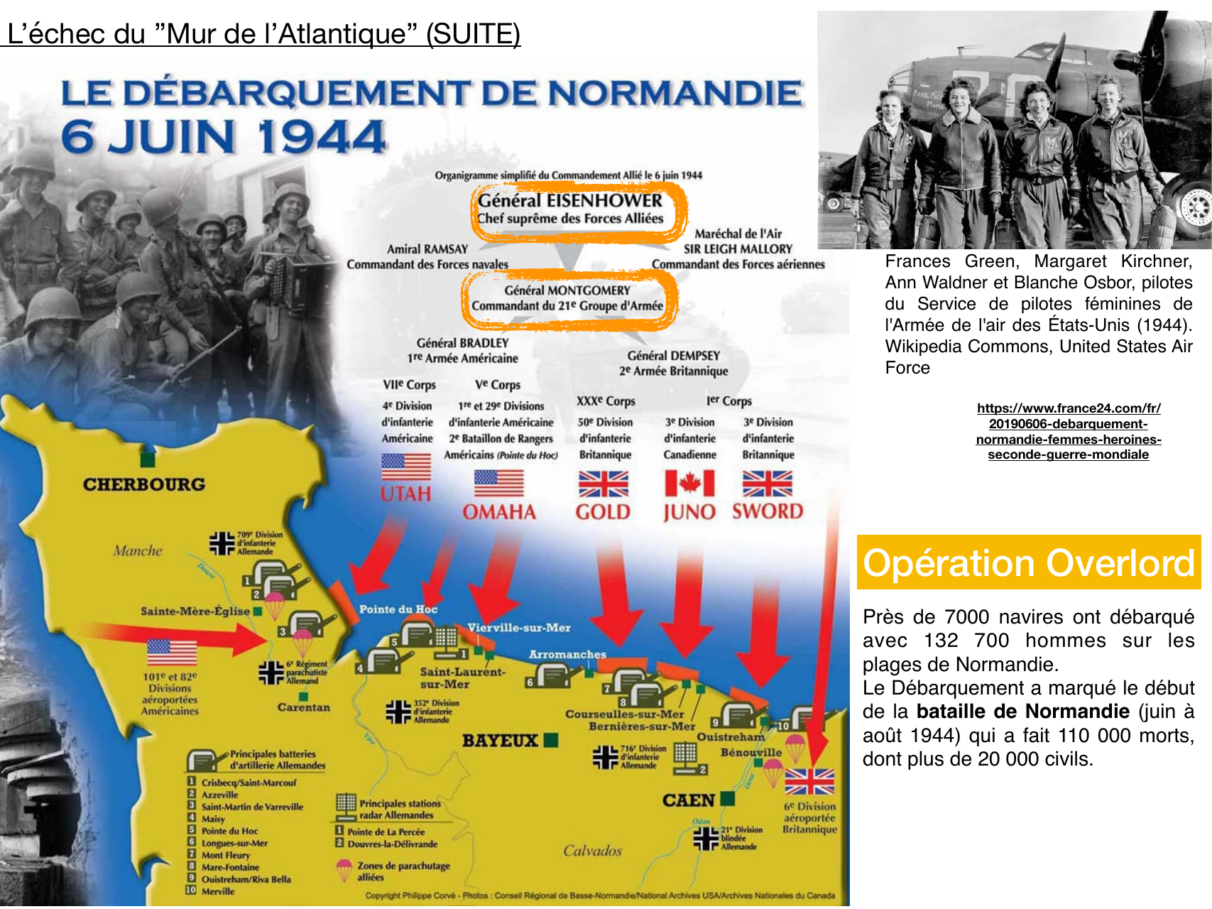 Prévisualisation du document lecon seconde guerre mondiale L’échec du ”Mur de l’Atlantique” (SUITE)