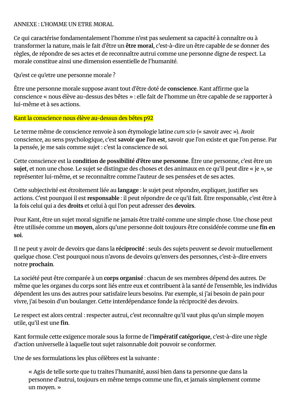 Prévisualisation du document Leçon sur le devoir