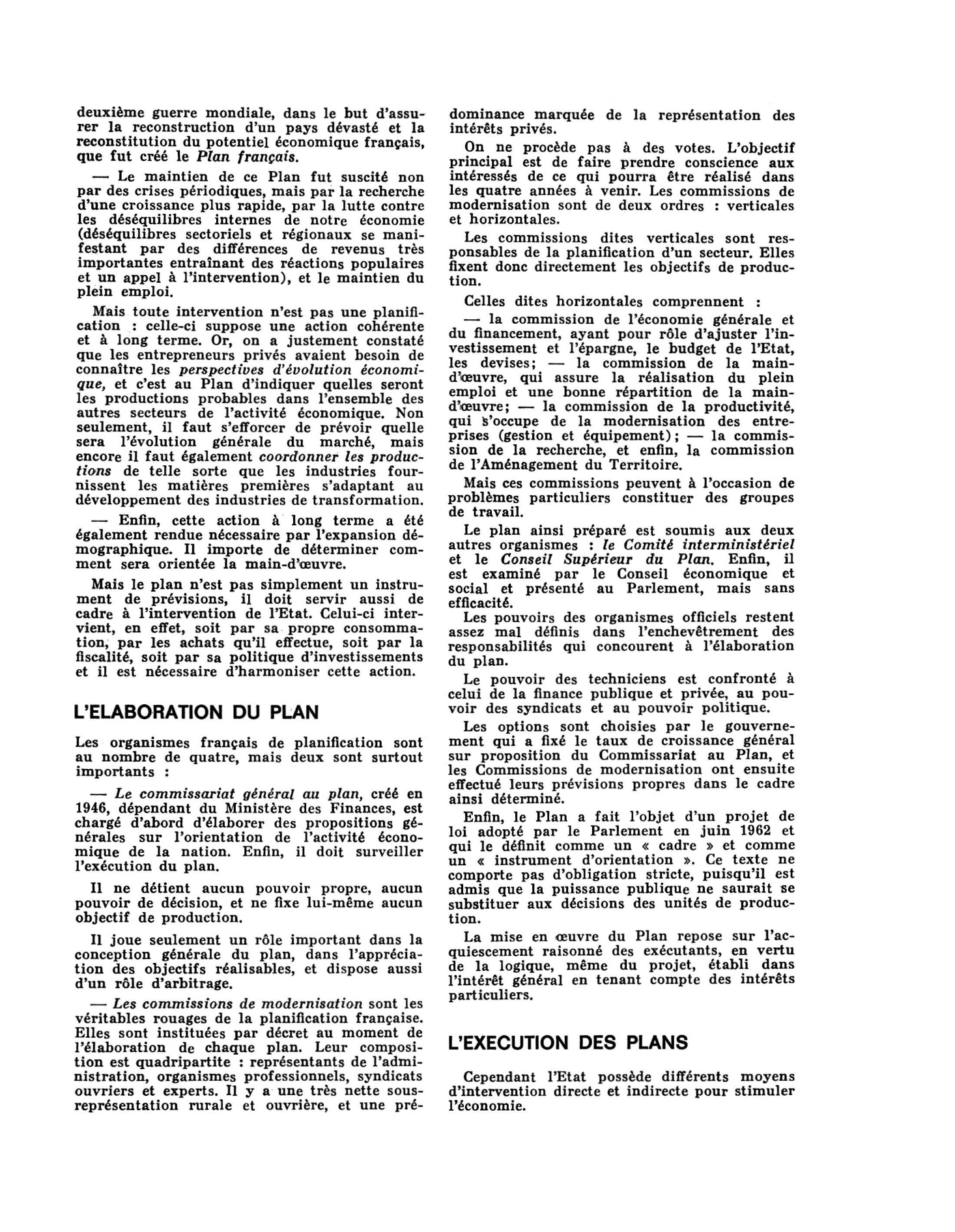 Prévisualisation du document L'ÉCONOMIE CONCERTÉE: LA PLANIFICATION FRANÇAISE DANS LES ANNÉES 1970 (économie)