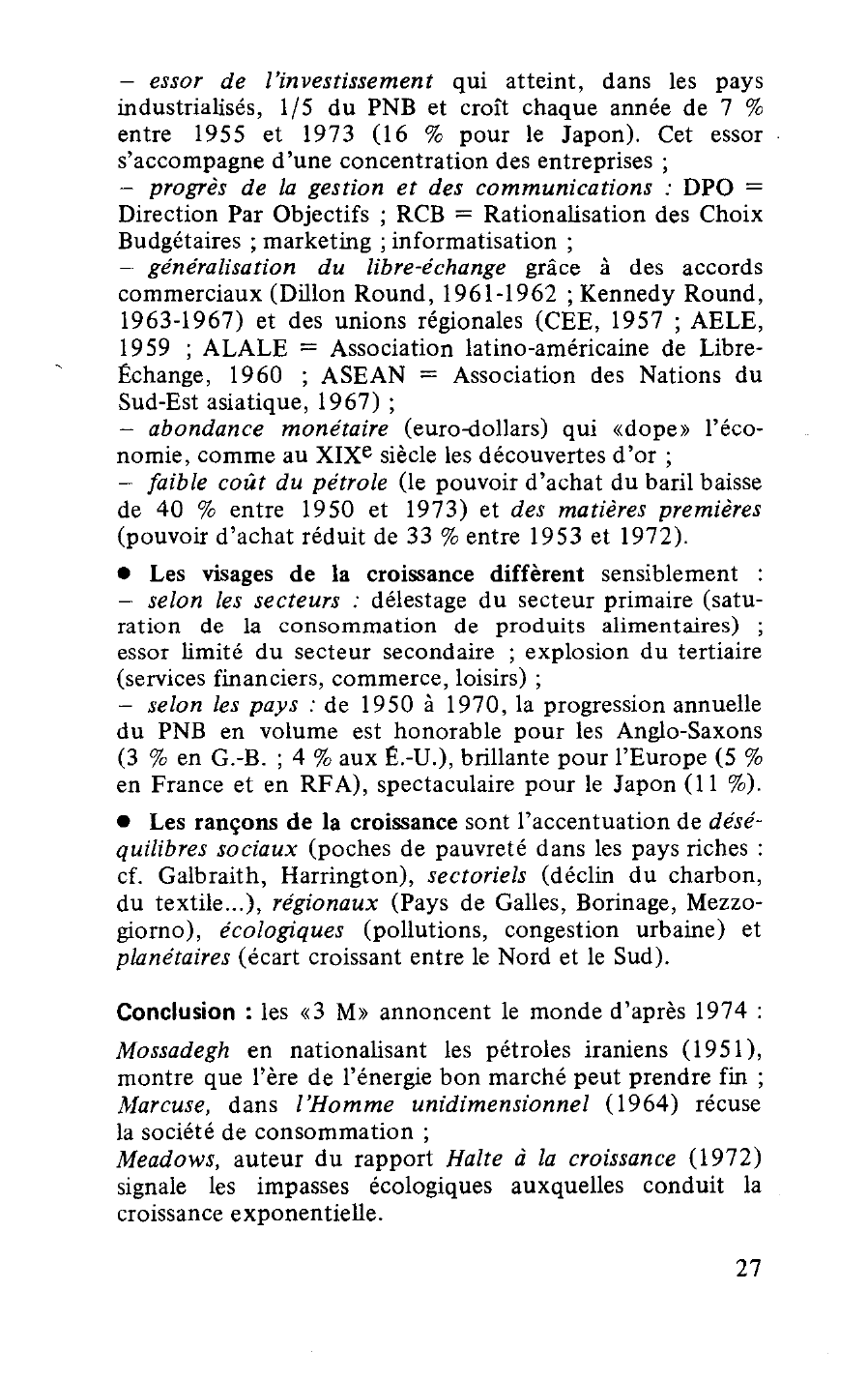 Prévisualisation du document L'ÉCONOMIE MONDIALE (1944-1973) LES TRENTE GLORIEUSES