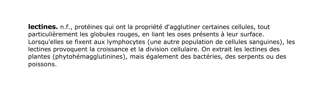 Prévisualisation du document lectines.