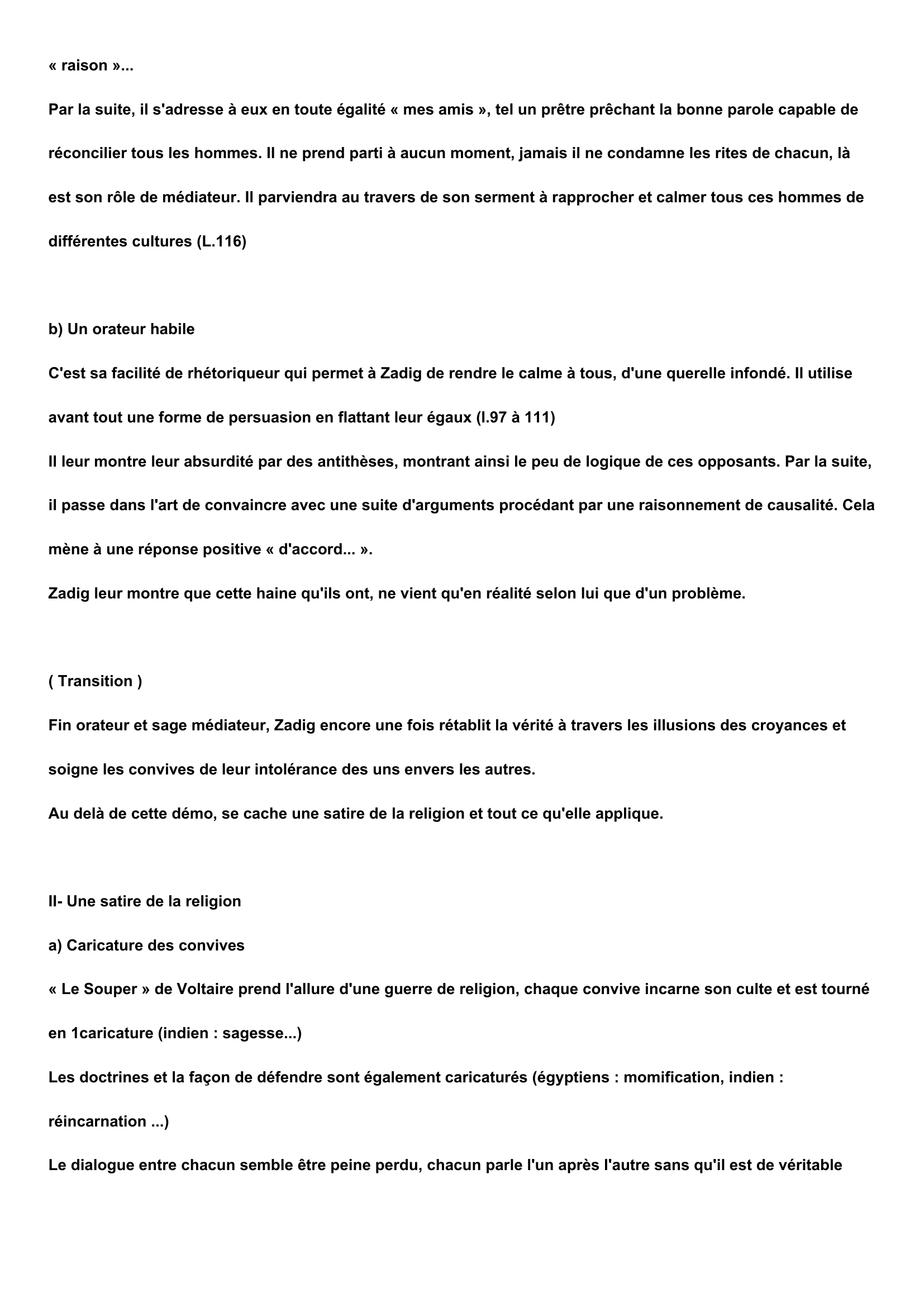 Prévisualisation du document Lecture analytique du chap 12 de Zadig de Voltaire