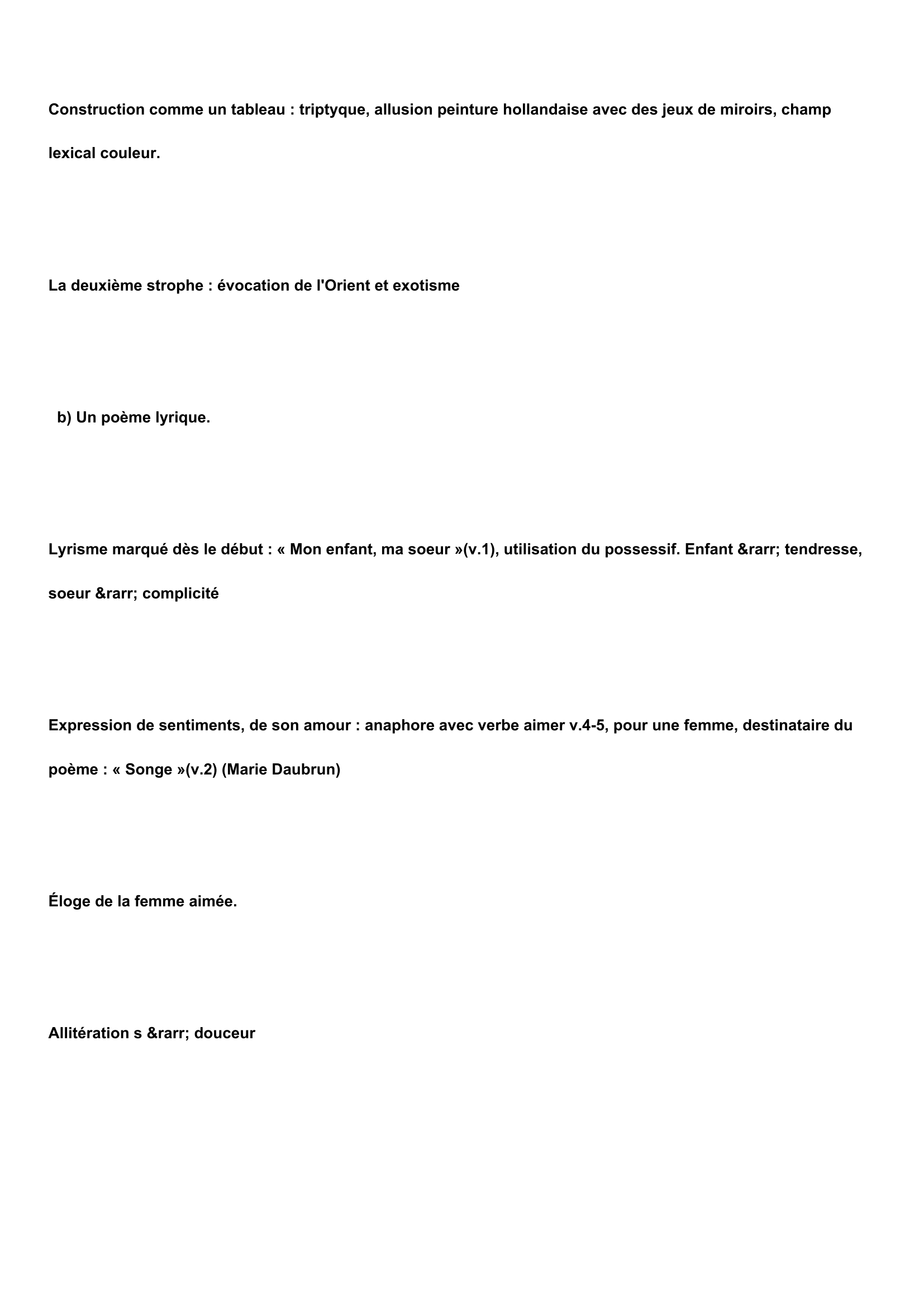 Prévisualisation du document Lecture analytique- L'invitation au voyage, Baudelaire