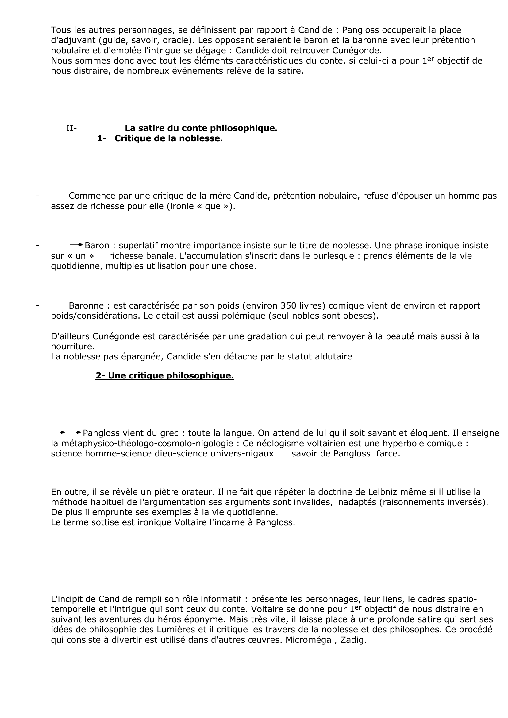 Prévisualisation du document Lecture analytique n°7 : Candide, chapitre 1 « Le château de TTT ».