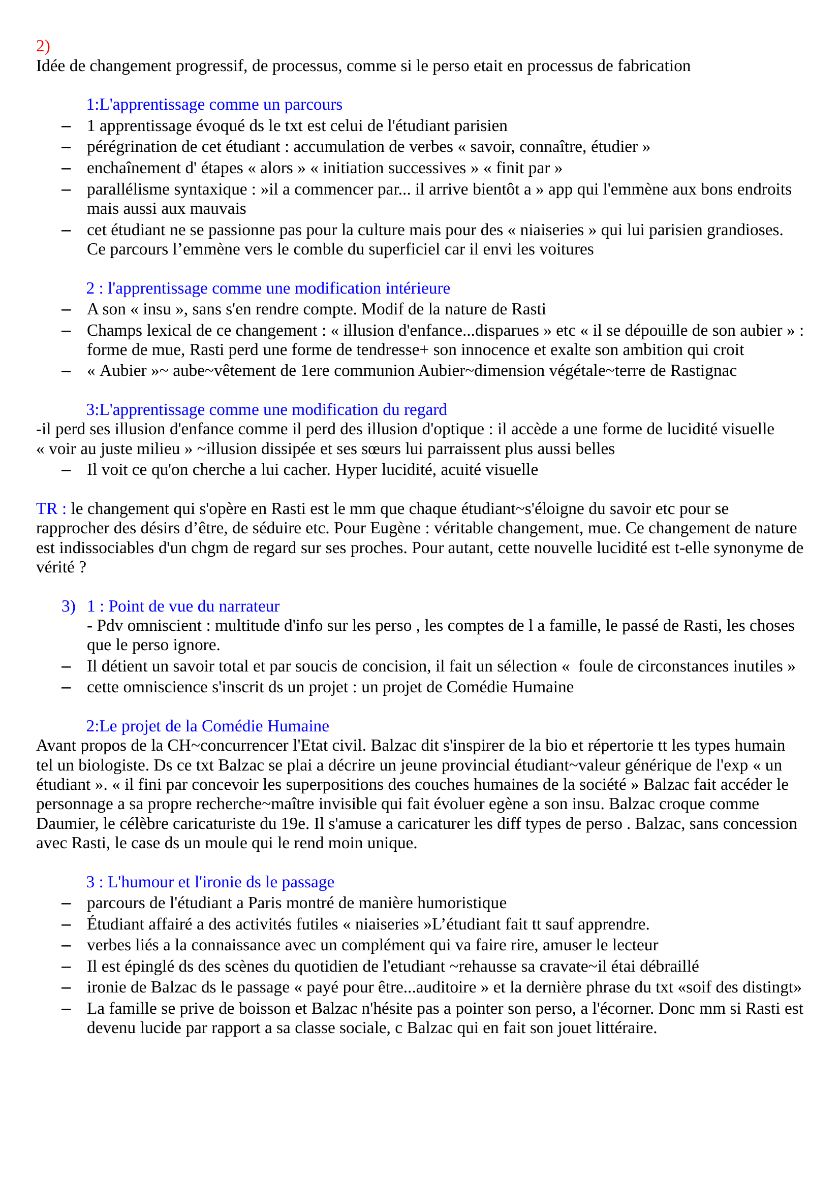Prévisualisation du document Lecture analytique, session Bac 2012-2013 Balzac Le Père Goriot