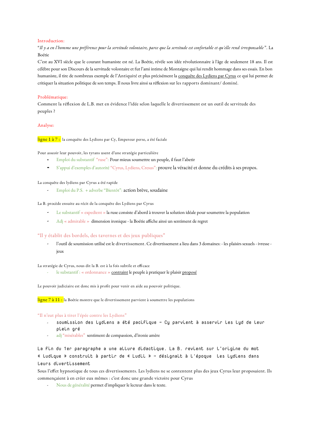 Prévisualisation du document Lecture Linéaire les caracteres La Bruyere