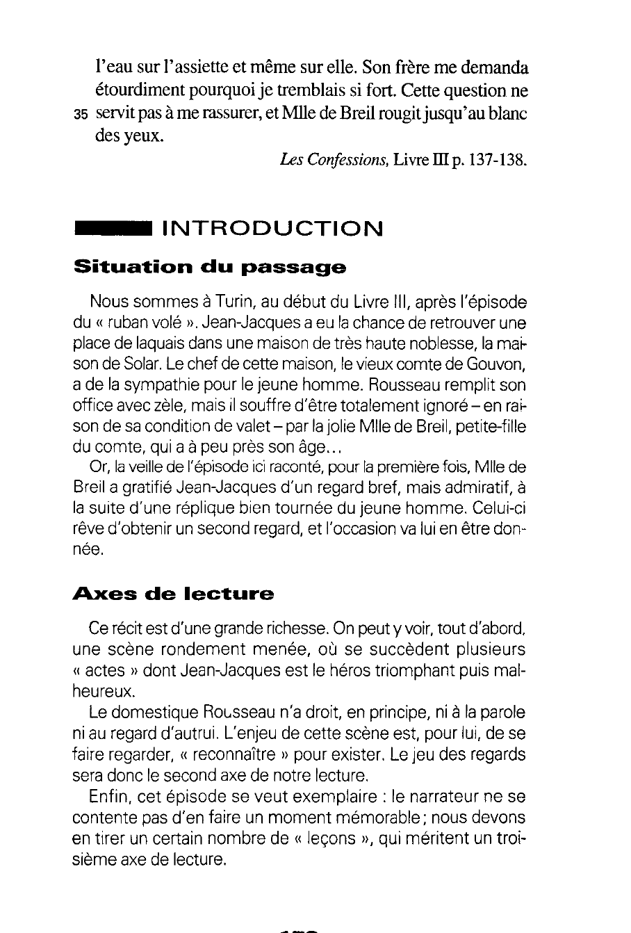 Prévisualisation du document Lecture méthodique: Confessions de Rousseau
