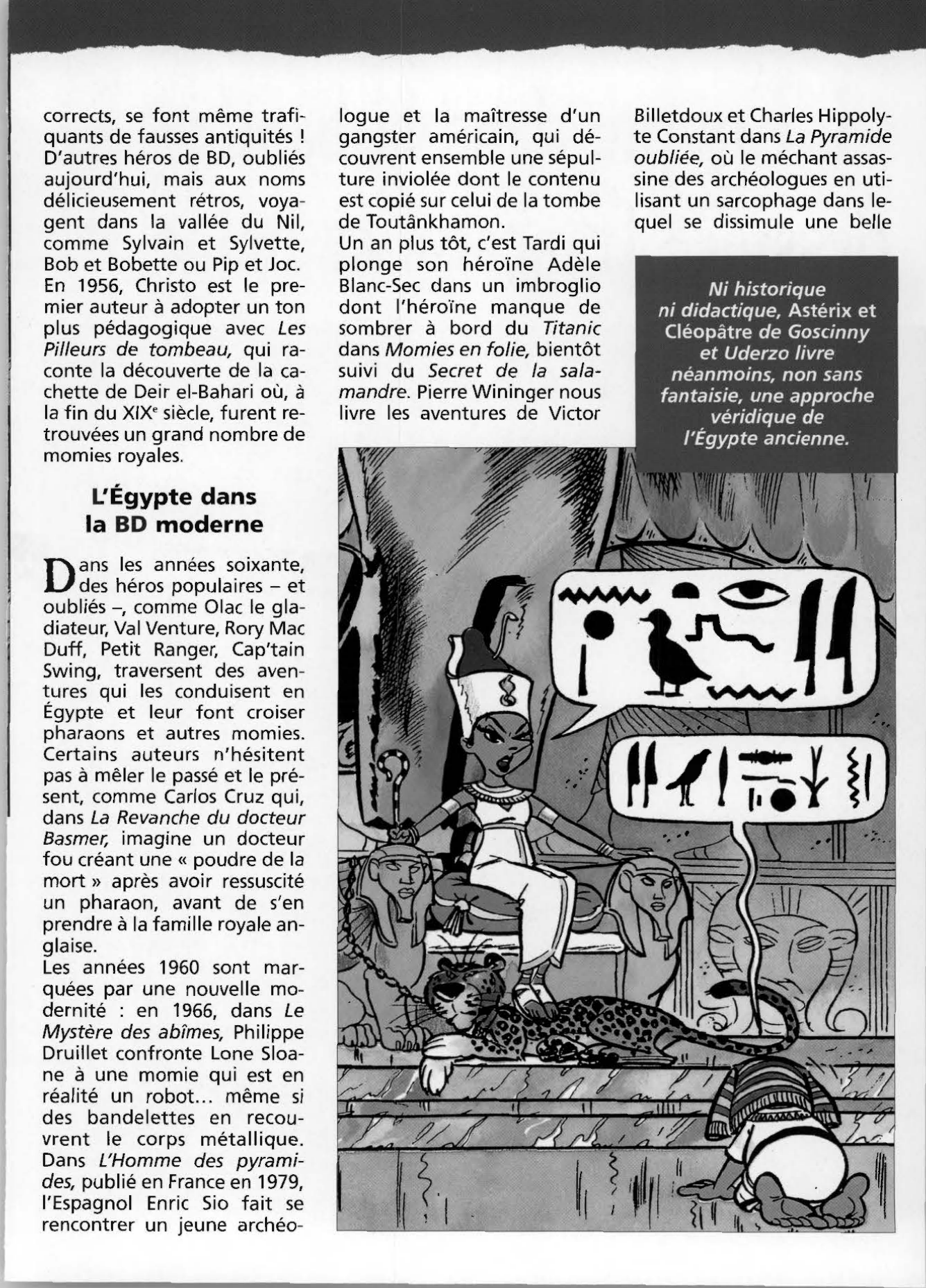 Prévisualisation du document L'Égypte dans la bande dessinée française et belge