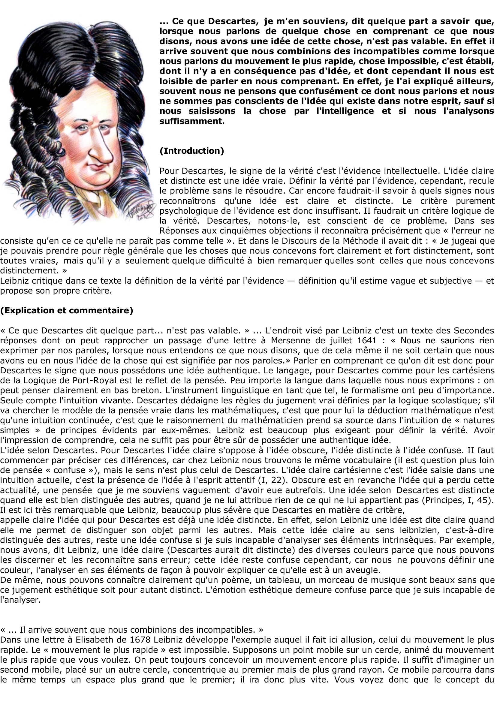 Prévisualisation du document LEIBNIZ et l'erreur de Descartes