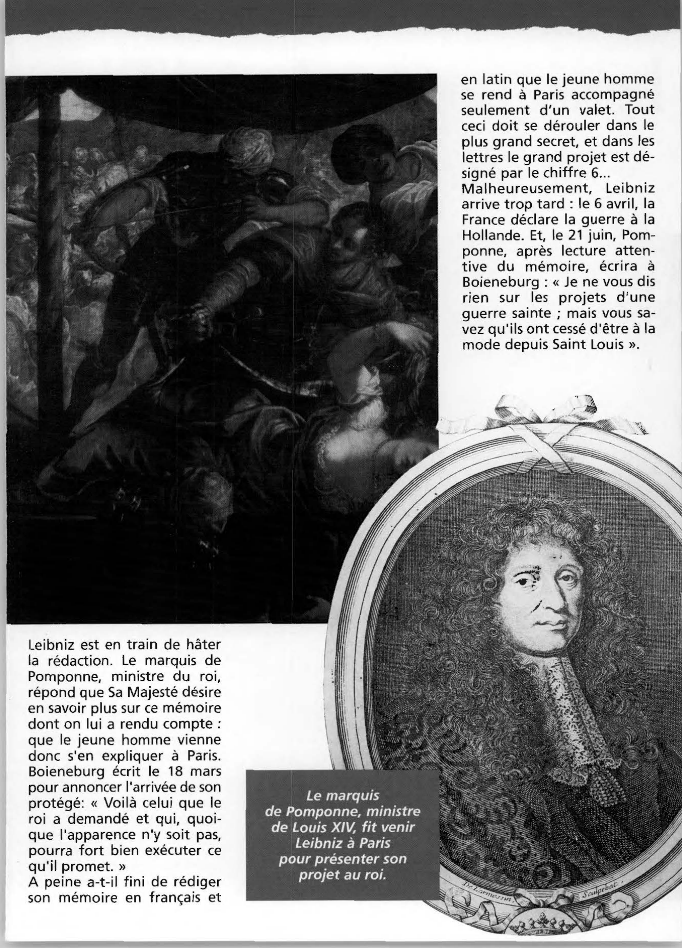 Prévisualisation du document Leibniz propose à Louis XIV de conquérir l'Égypte