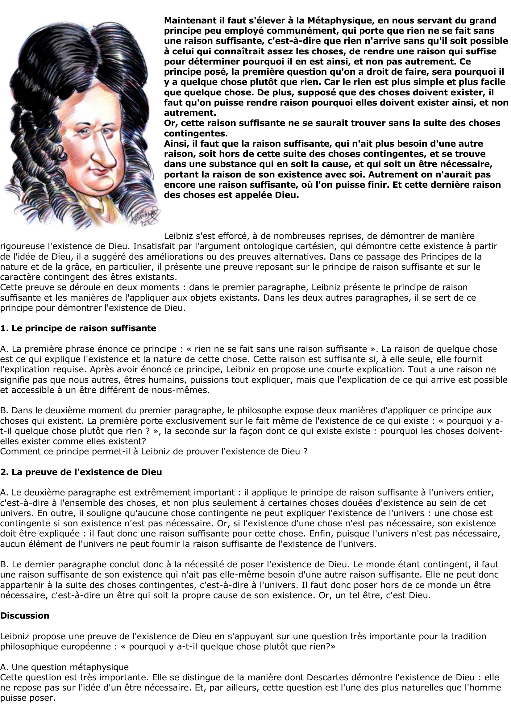 Prévisualisation du document LEIBNIZ: une raison suffisante