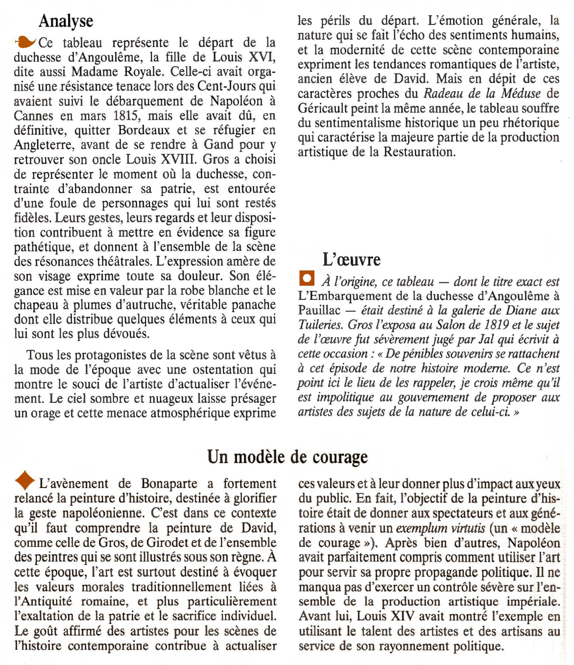 Prévisualisation du document L'EMBARQUEMENT DE A LA DUCHESSE D'ANGOULEME DE GROS ANTOINE