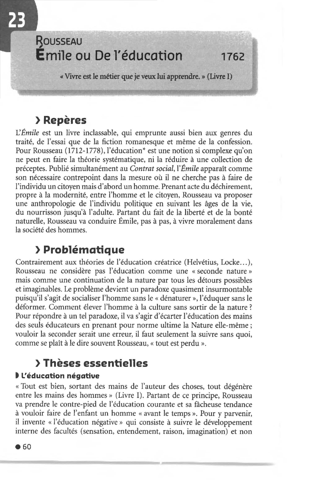 Prévisualisation du document L'Emile de Rousseau