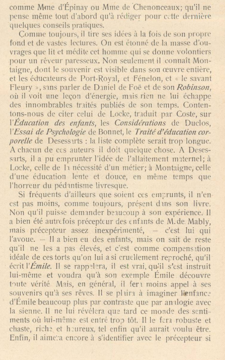 Prévisualisation du document L'Emile, la Profession de foi du Vicaire savoyard et la pensée religieuse de Rousseau