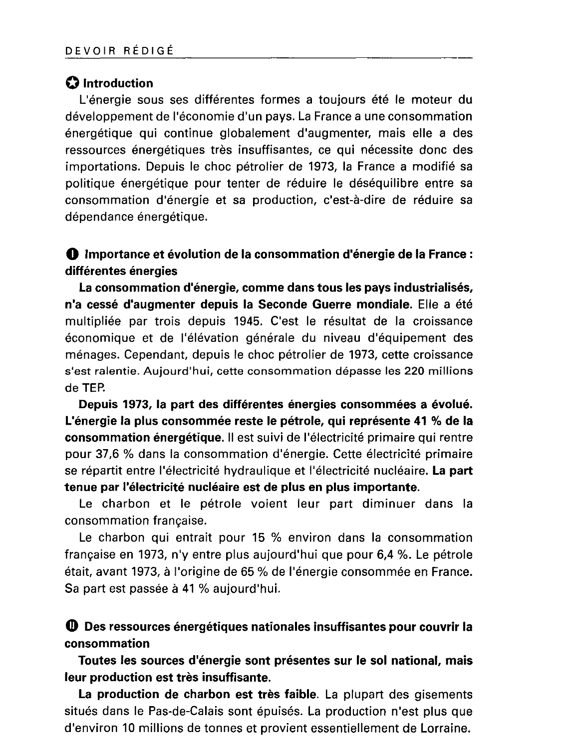 Prévisualisation du document L'énergie en France.