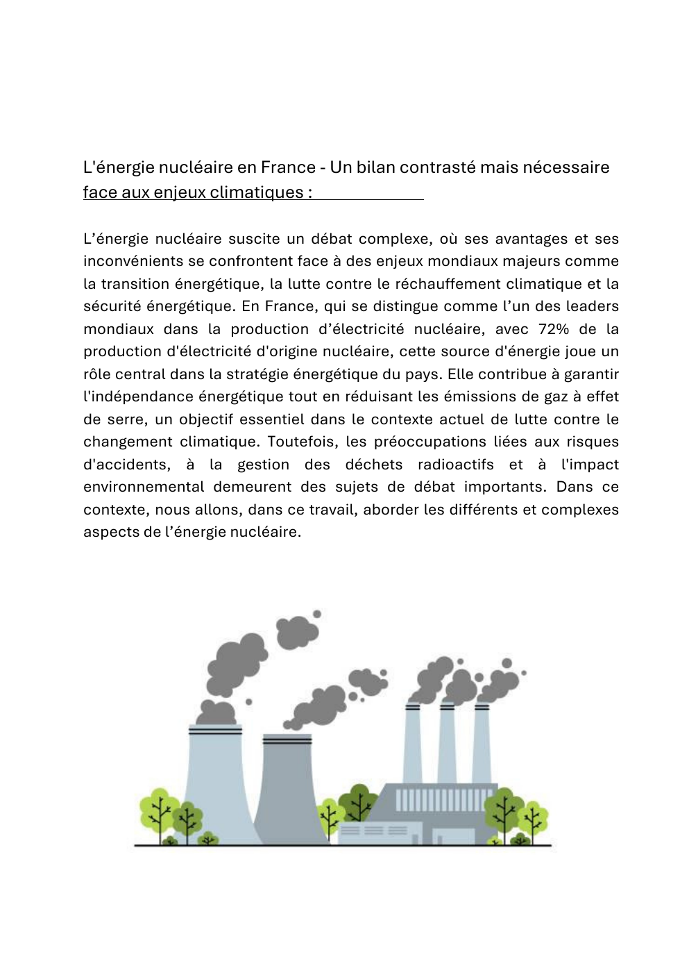 Prévisualisation du document L'énergie nucléaire en France