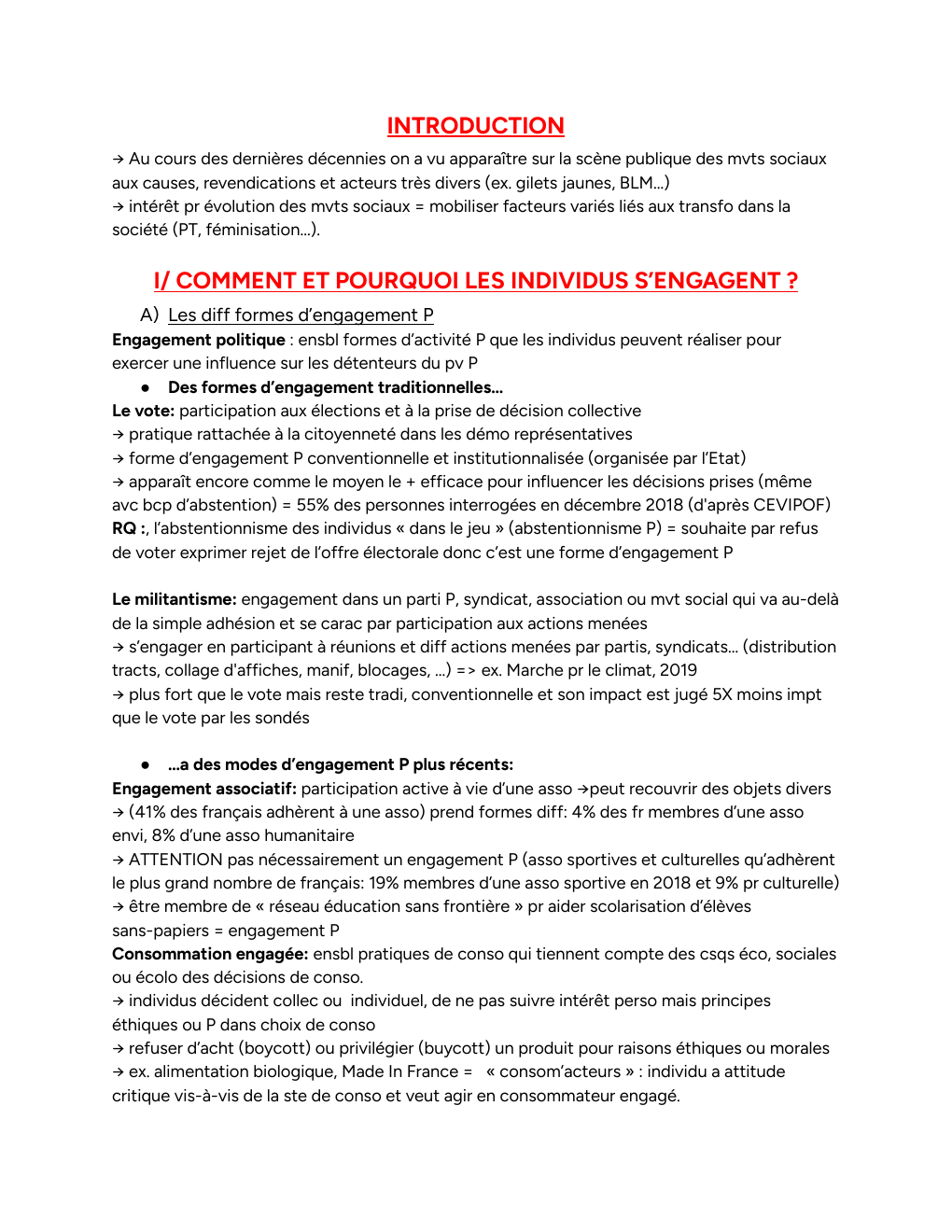 Prévisualisation du document L'engagement politique