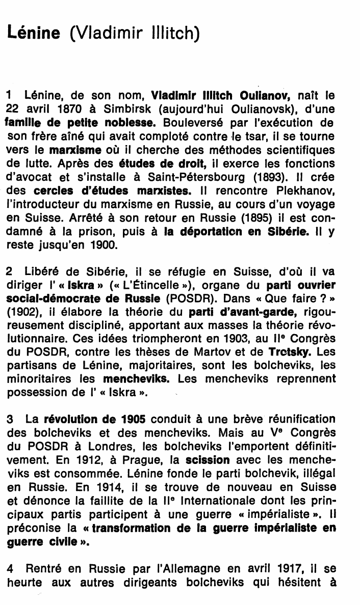 Prévisualisation du document Lénine