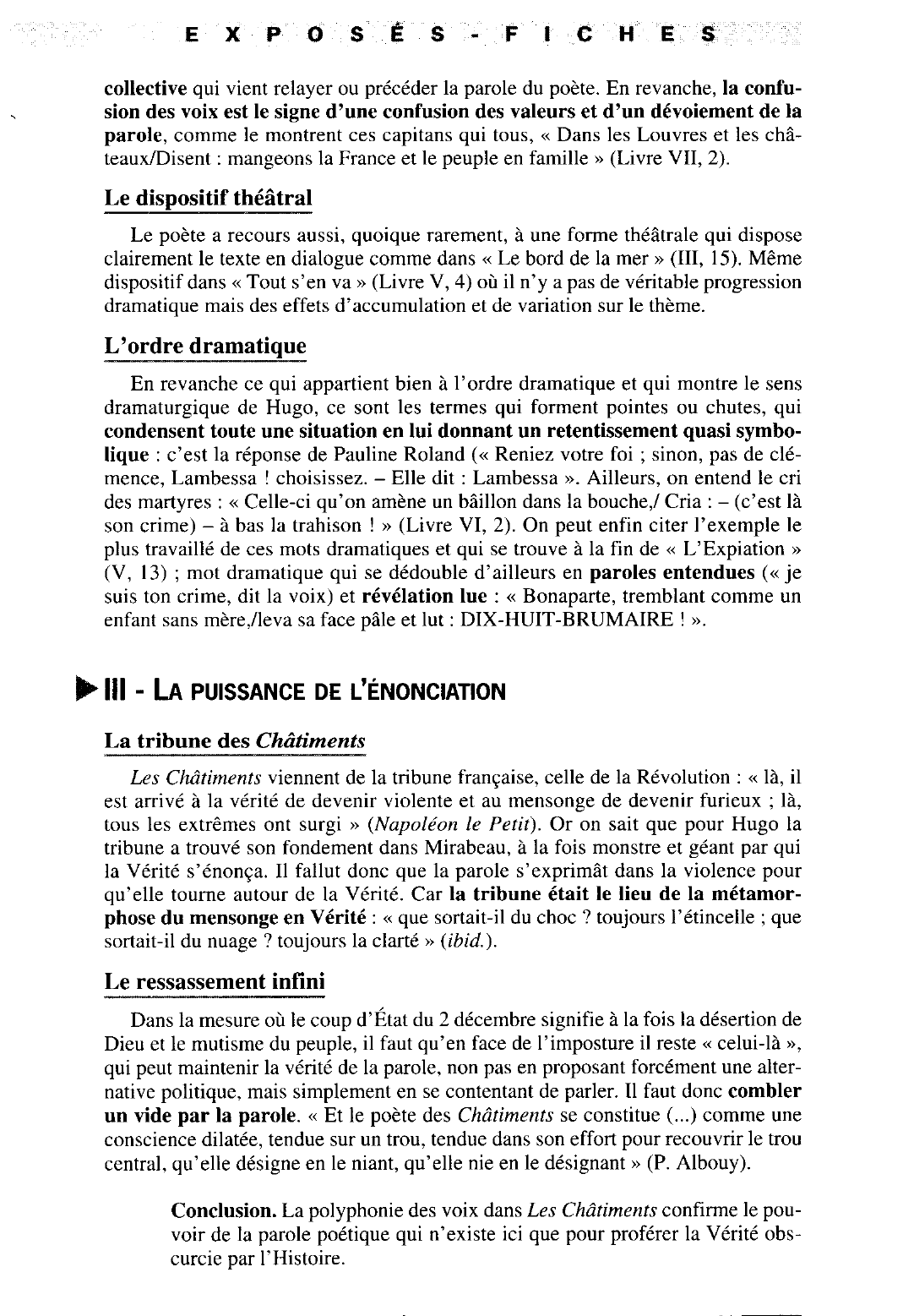 Prévisualisation du document L'énonciation polyphonique (Hugo)