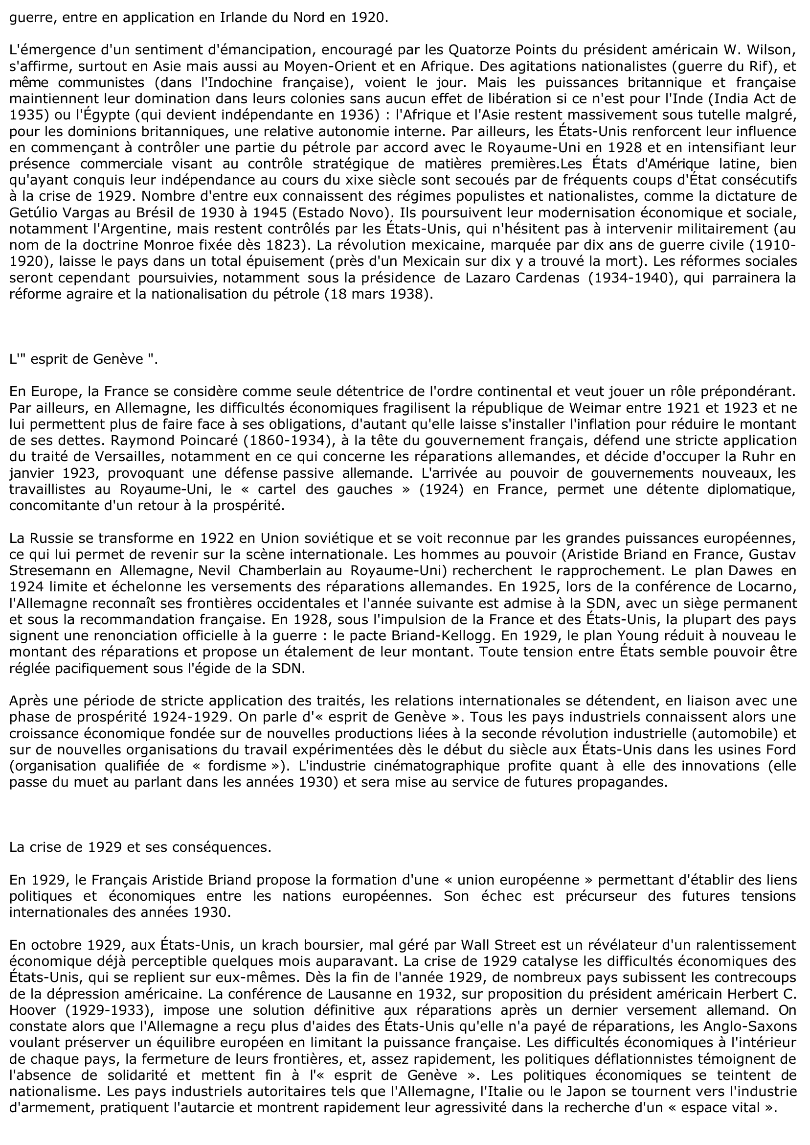 Prévisualisation du document L'ENTRE-DEUX-GUERRES