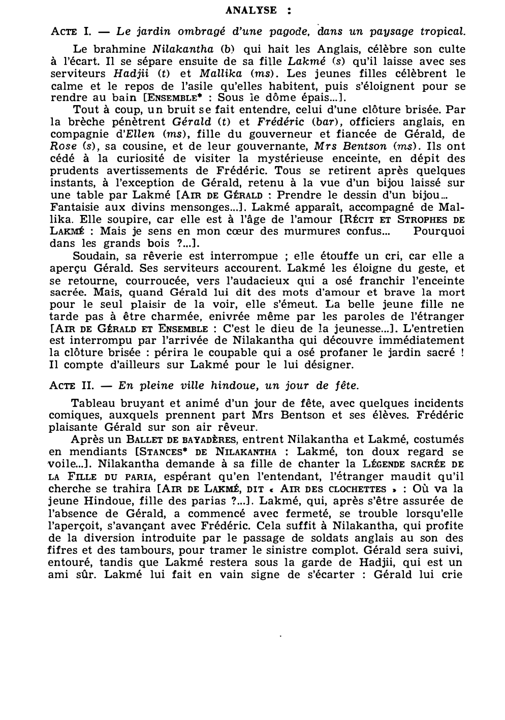 Prévisualisation du document Léo DELIBES: LAKME (résumé et analyse de l’oeuvre)