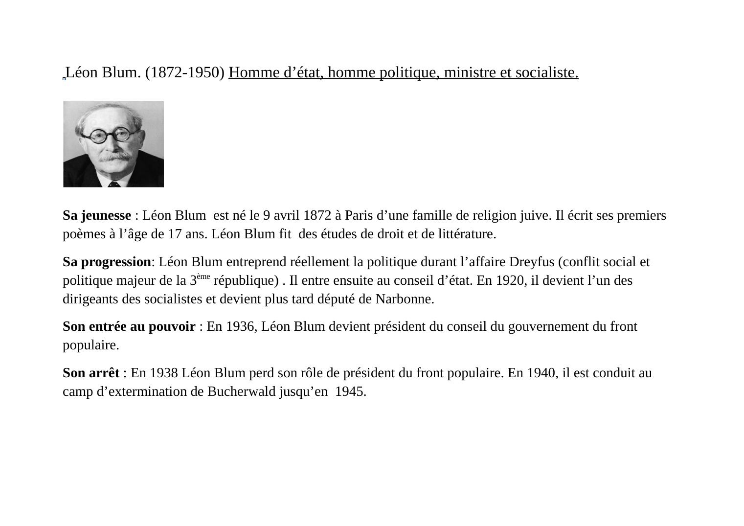 Prévisualisation du document Léon Blum (biographie)