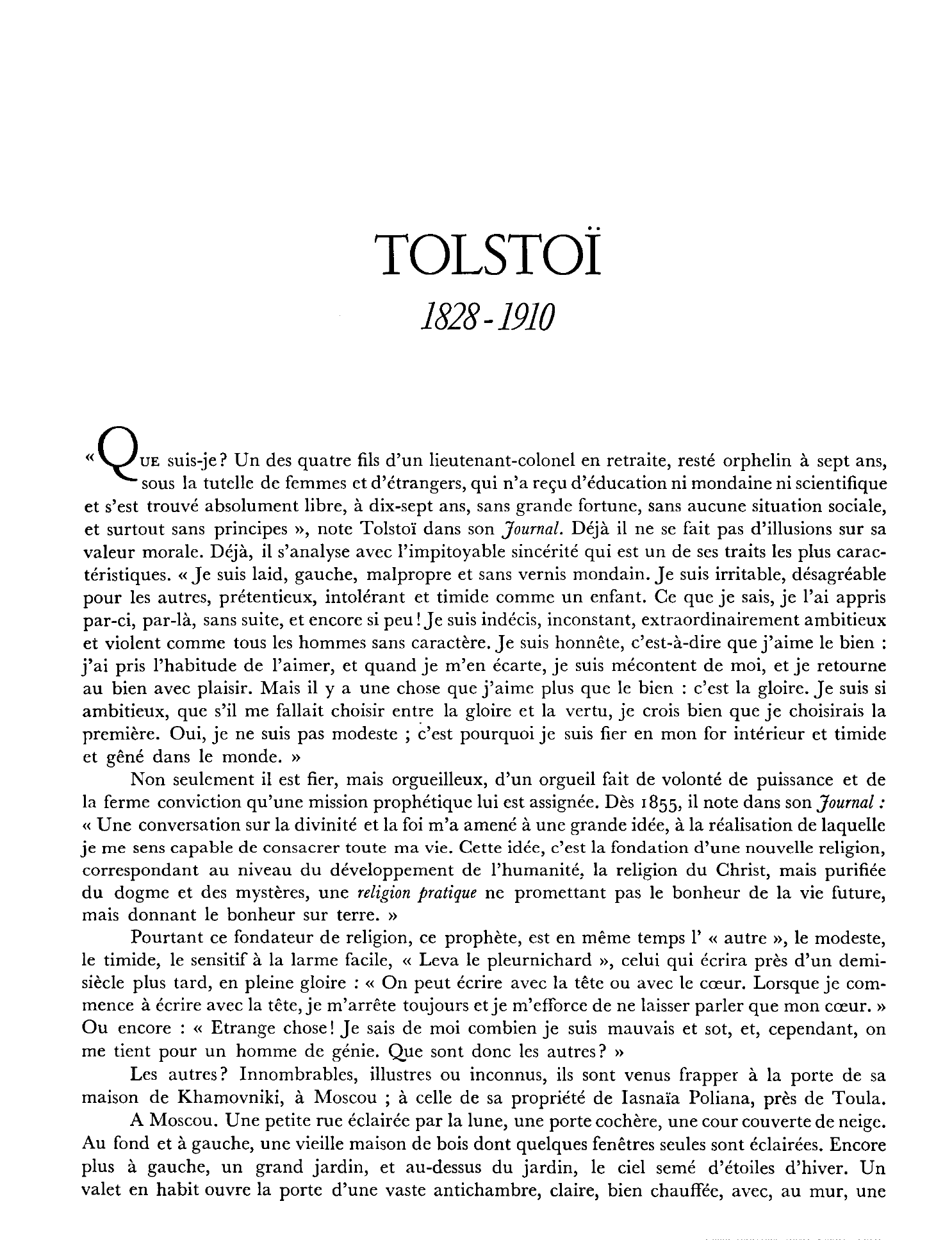 Prévisualisation du document Léon Tolstoï