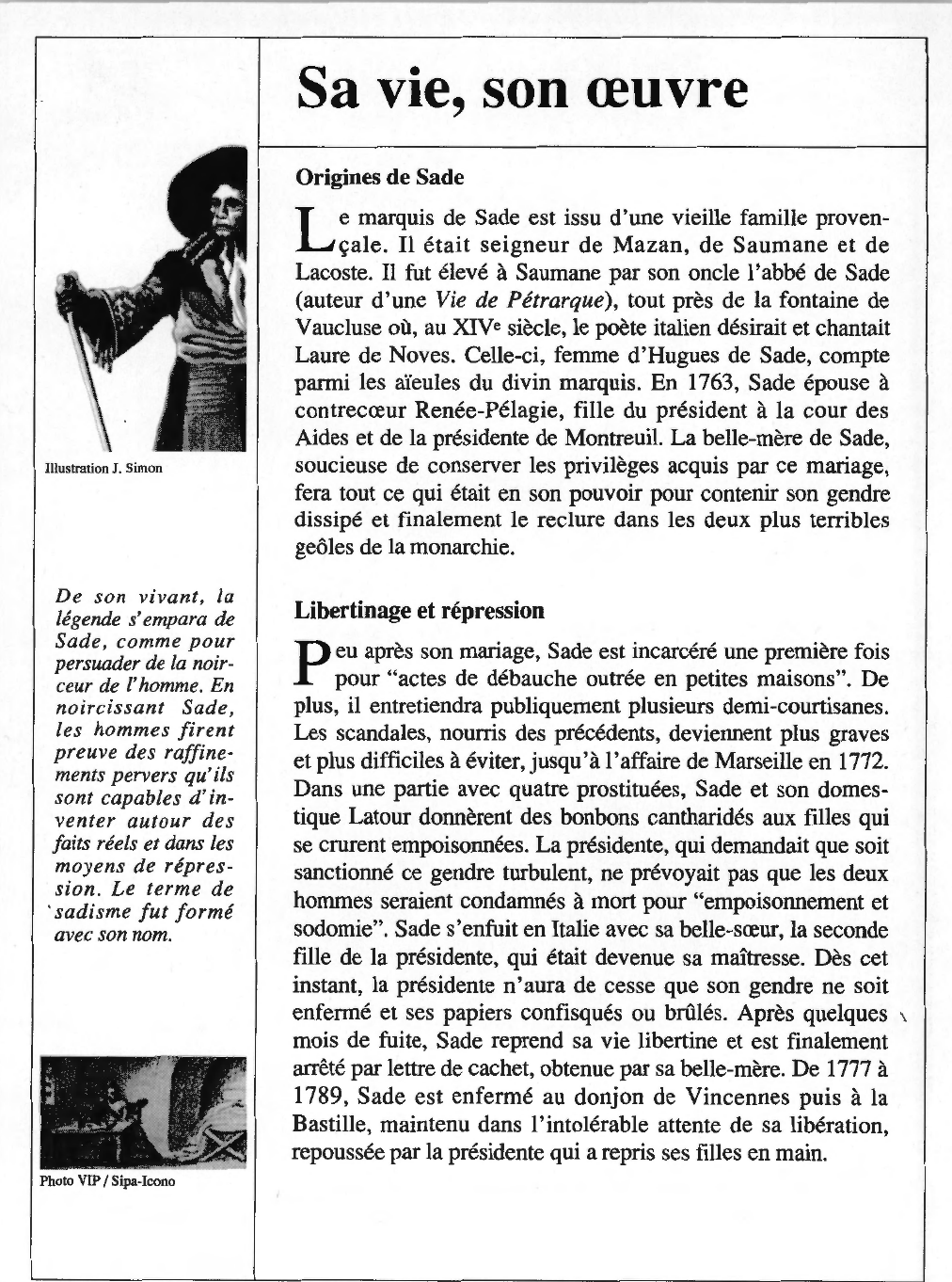 Prévisualisation du document Leonardo SCIASCIA : Le Chevalier et la Mort