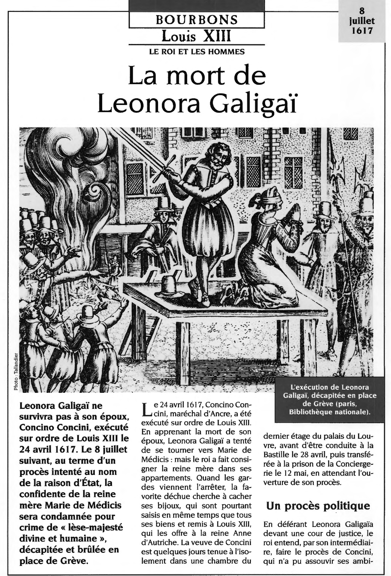 Prévisualisation du document Leonora Galigaï
L'âme damnée.