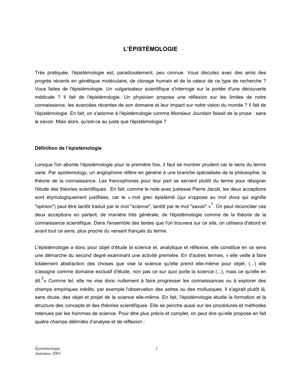 Prévisualisation du document L'épistémologie de Jean-Claude Simard