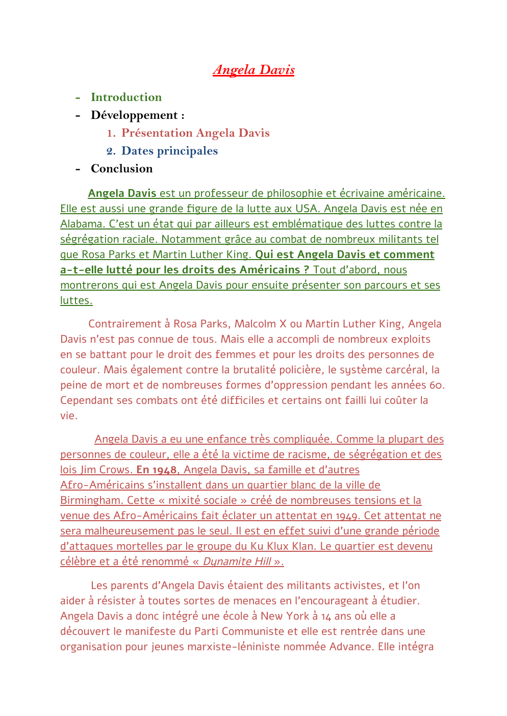 Prévisualisation du document L'épopée Angela Davis