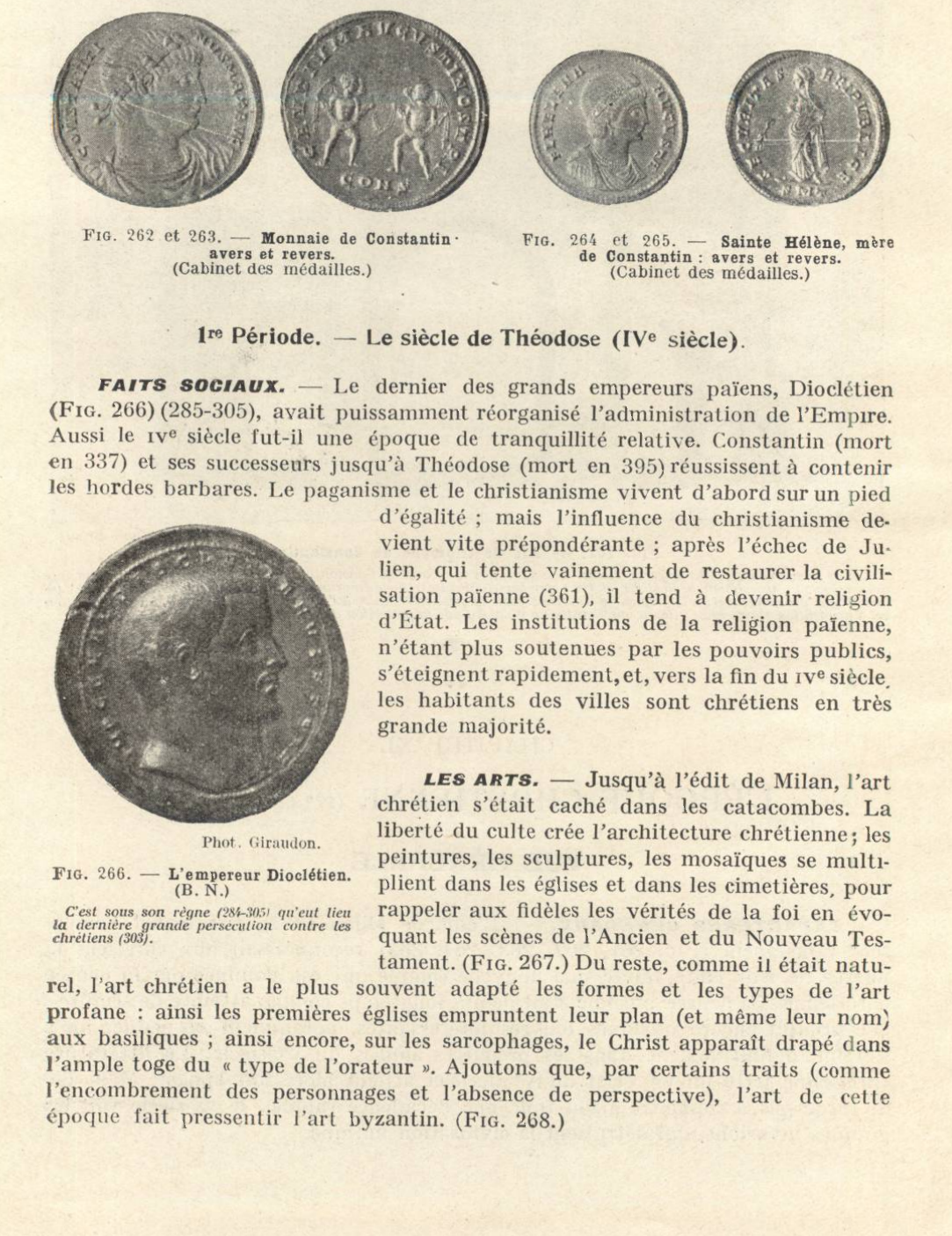 Prévisualisation du document L'ÉPOQUE CHRÉTIENNE (IVe et Ve siècles)