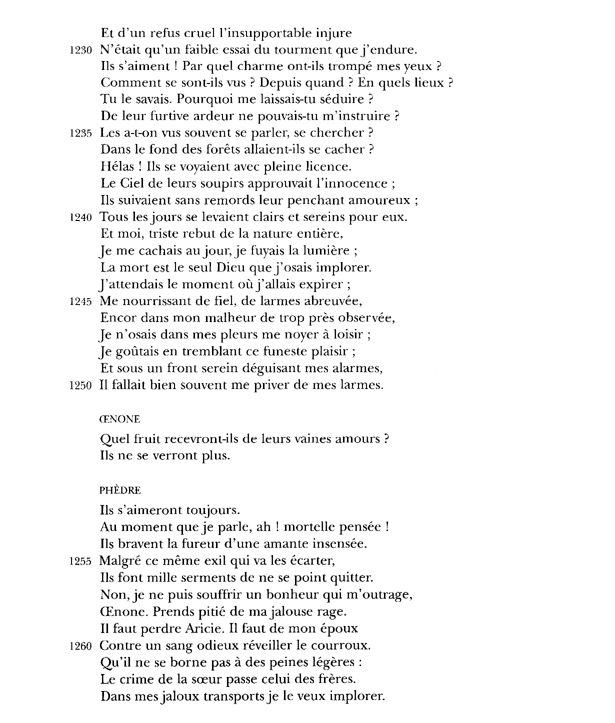 Prévisualisation du document L'épreuve de la jalousie  (Acte IV, sc. 6, v. 1225-1263) - Phèdre de Racine