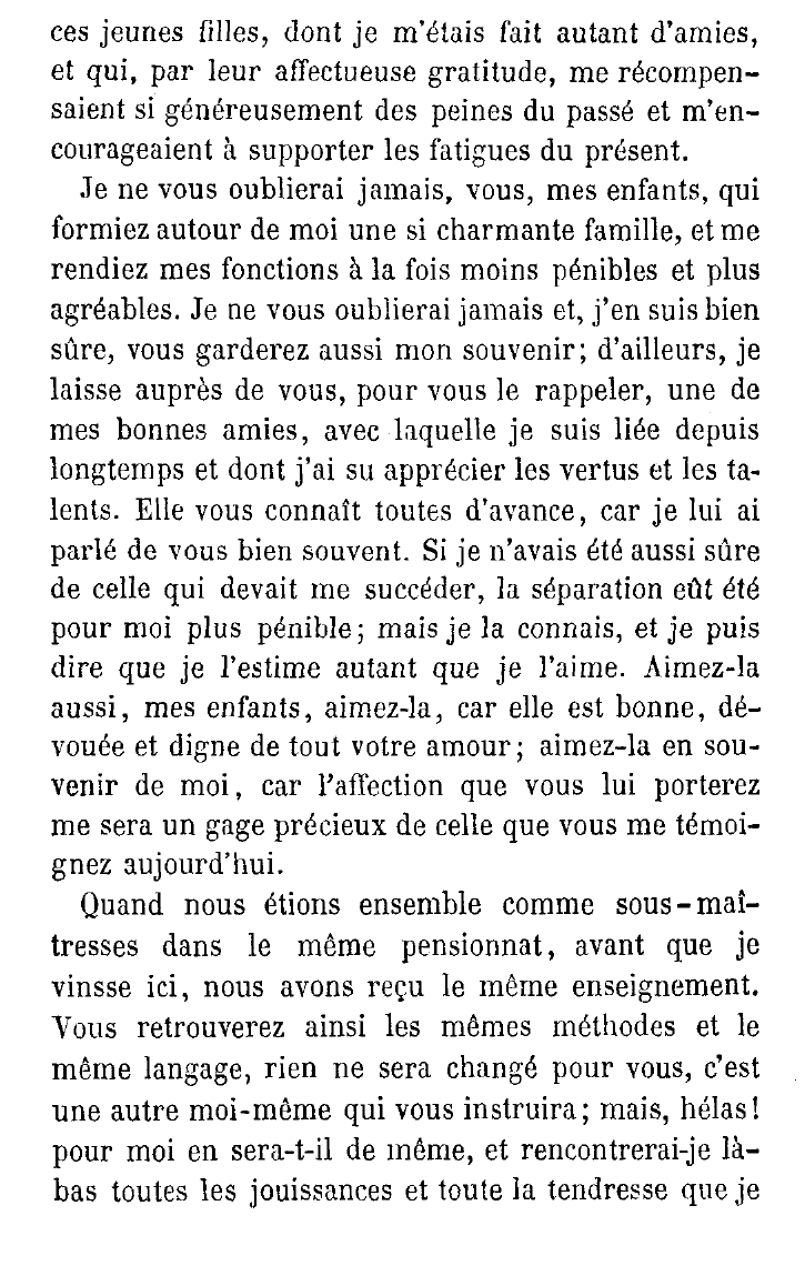 Prévisualisation du document Les adieux d'une maîtresse