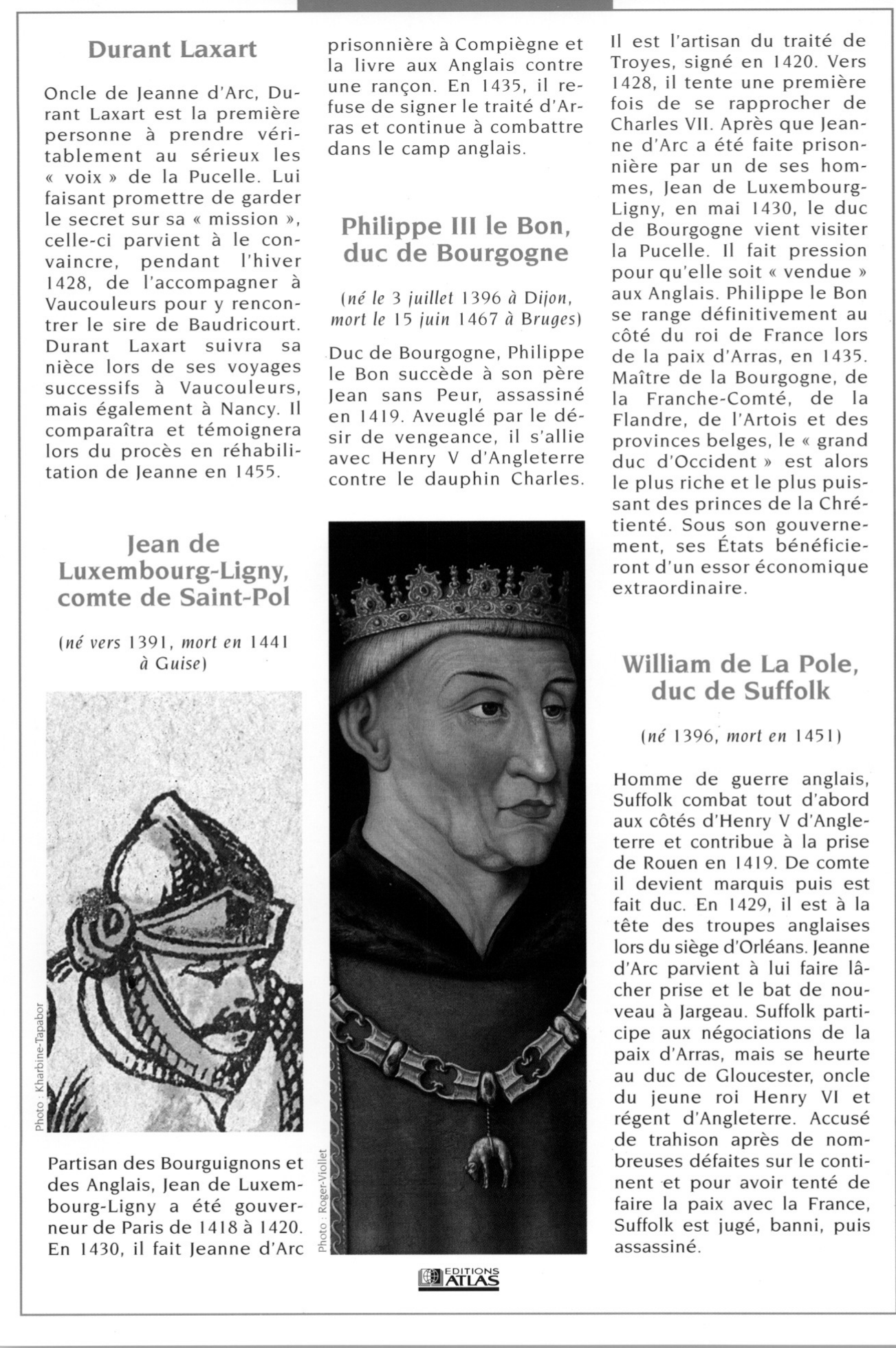 Prévisualisation du document Les amis et les ennemis de Jeanne d'Arc (1)
