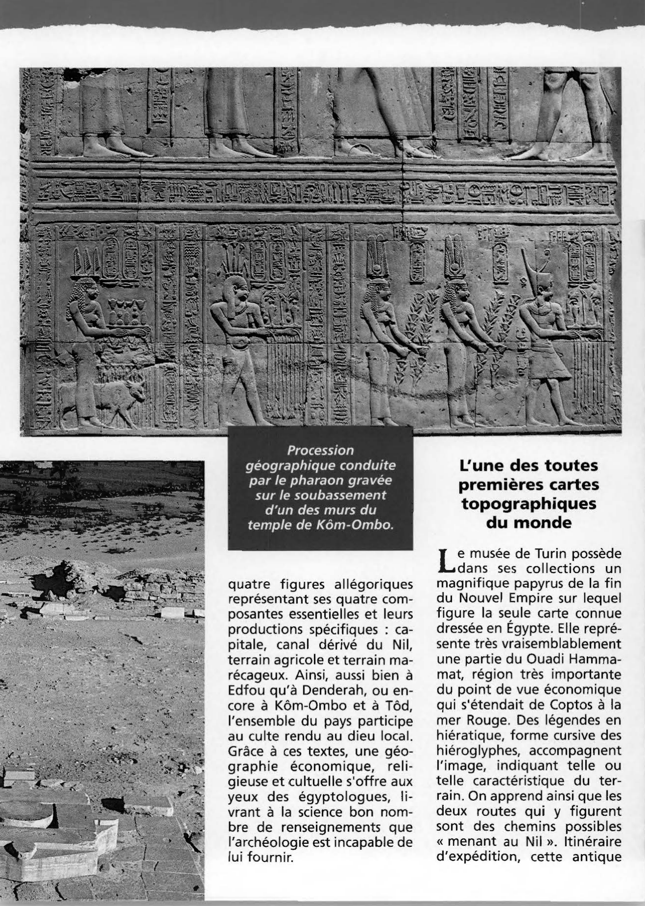 Prévisualisation du document Les anciens Égyptiens et la géographie