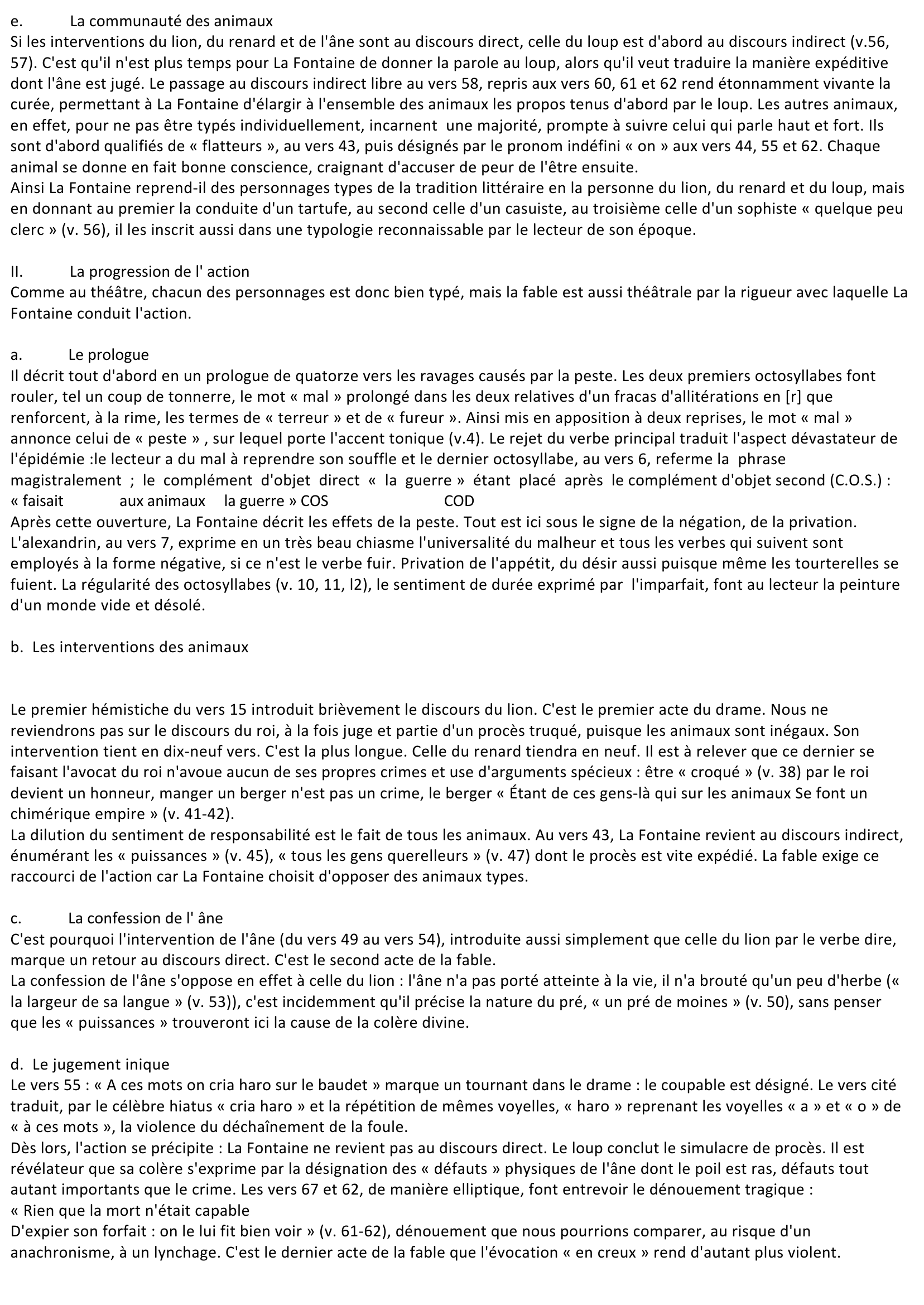 Prévisualisation du document Les Animaux malades de la peste - Jean de la Fontaine (commentaire)