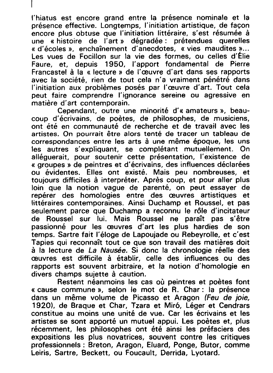 Prévisualisation du document LES ARTS ET LA LITTÉRATURE