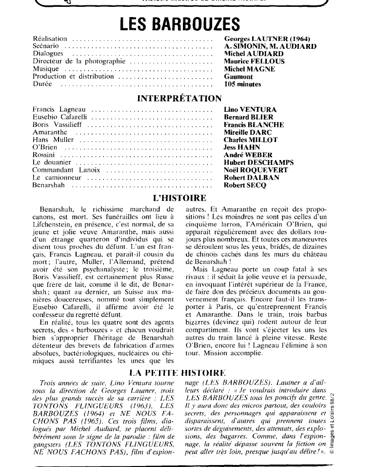 Prévisualisation du document LES BARBOUZES