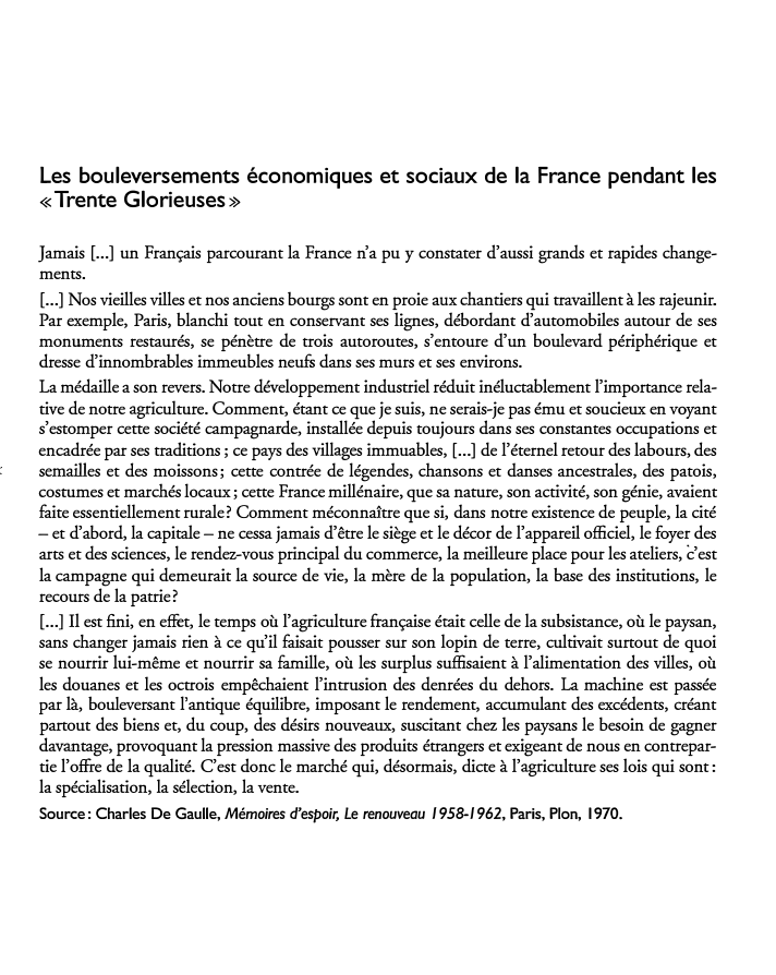 Prévisualisation du document Les bouleversements économiques et sociaux de la France pendant les
>
Jamais [...] un Français parcourant la France n'a pu...
