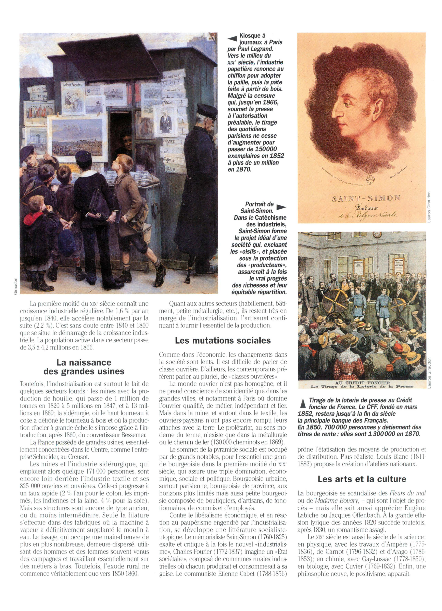 Prévisualisation du document Les Bourgeoisies au pouvoir au XIXe siècle en France