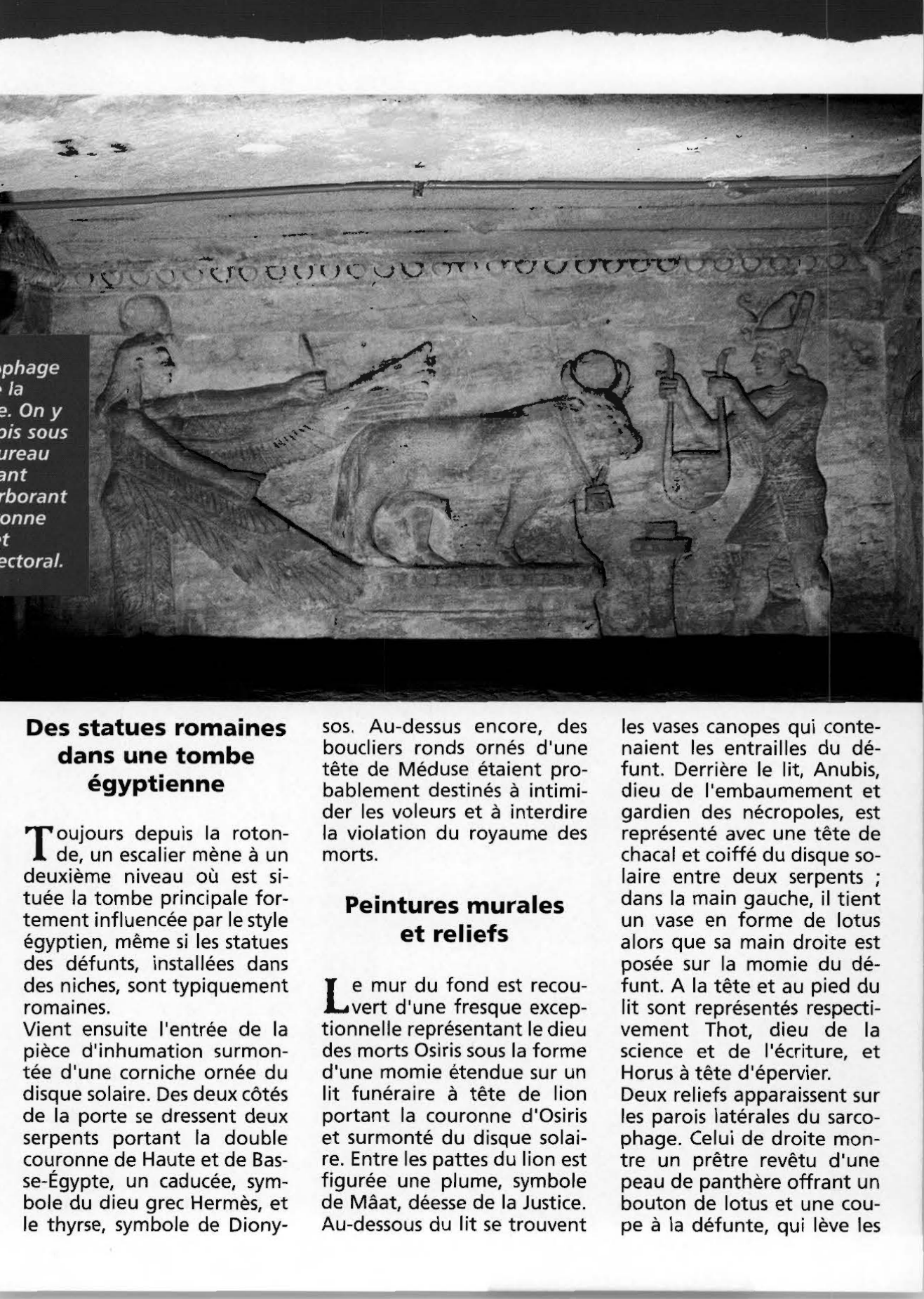 Prévisualisation du document Les catacombes de Kôm el—Chougafa à Alexandrie