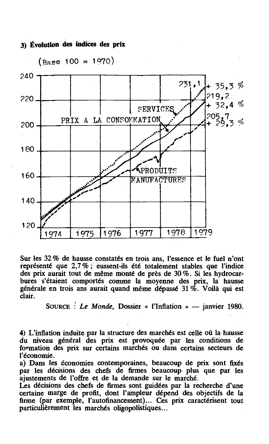 Prévisualisation du document LES CAUSES DE L'INFLATION